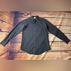 Brooks Brothers Dress Shirt Men's Sz 15.5-33 Gray Extra SlimFit Non Iron Stretch